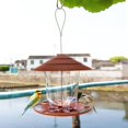 thumbnail image 1 of Comedero para pájaros colgante a prueba de ardillas para semillas de pájaros salvajes al aire libre, exterior, decoración de jardín (marrón), 1 of 5