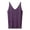 02# Dark Purple, variant on Women's Tank Top with Knitted Sequins Sleeveless V Neck Shirt Casual Sequins Strappy Elegant Blouses Yellow One Size