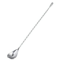 OATIPHO 1Pc Professional Stainless Steel Bar Spoon for Home Kitchen Mixology