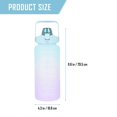 thumbnail image 2 of Hydration Bottle Portable Water Bottle Outdoor Pp Silicone with Handle 1Pack, 2 of 4