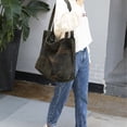 thumbnail image 3 of Qarigey Bolso de lona plegable Conveniente y elegante On-go Companion Camouflage Tote Shoulder Bag Bolsas de mensajero y de hombro verde, 3 of 6