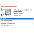 thumbnail image 2 of Oil Pan - Compatible with 2006 - 2008 Honda Ridgeline 2007, 2 of 2