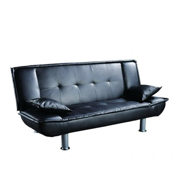 Nova Furniture Group NF131S Klik Klak Sofa Bed, Black