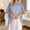 Light Blue, variant on Women's Trendy Chiffon Capelet Batwing Sleeves Elegant Evening Wedding Shawl Wrap Sheer Mesh Asymmetric Hem Summer Sun Protection Cover Up Lightweight Beach Outfits, Light Blue One Size