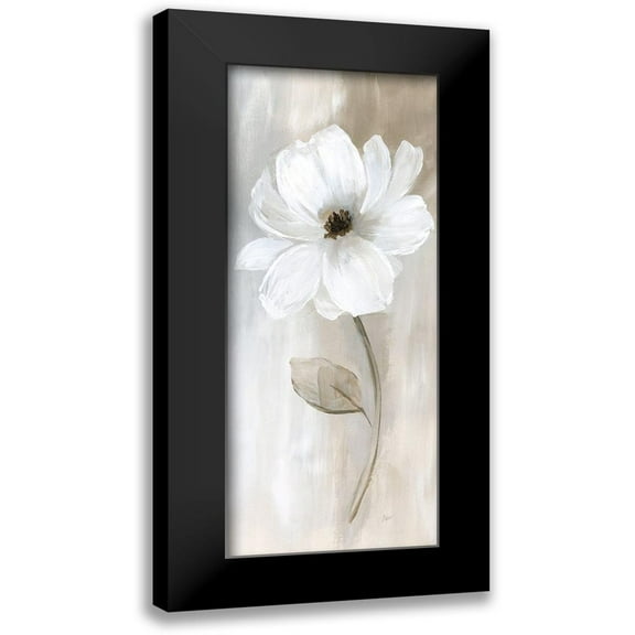 Nan 8x14 Black Modern Framed Museum Art Print Titled - Sheer Elegance II