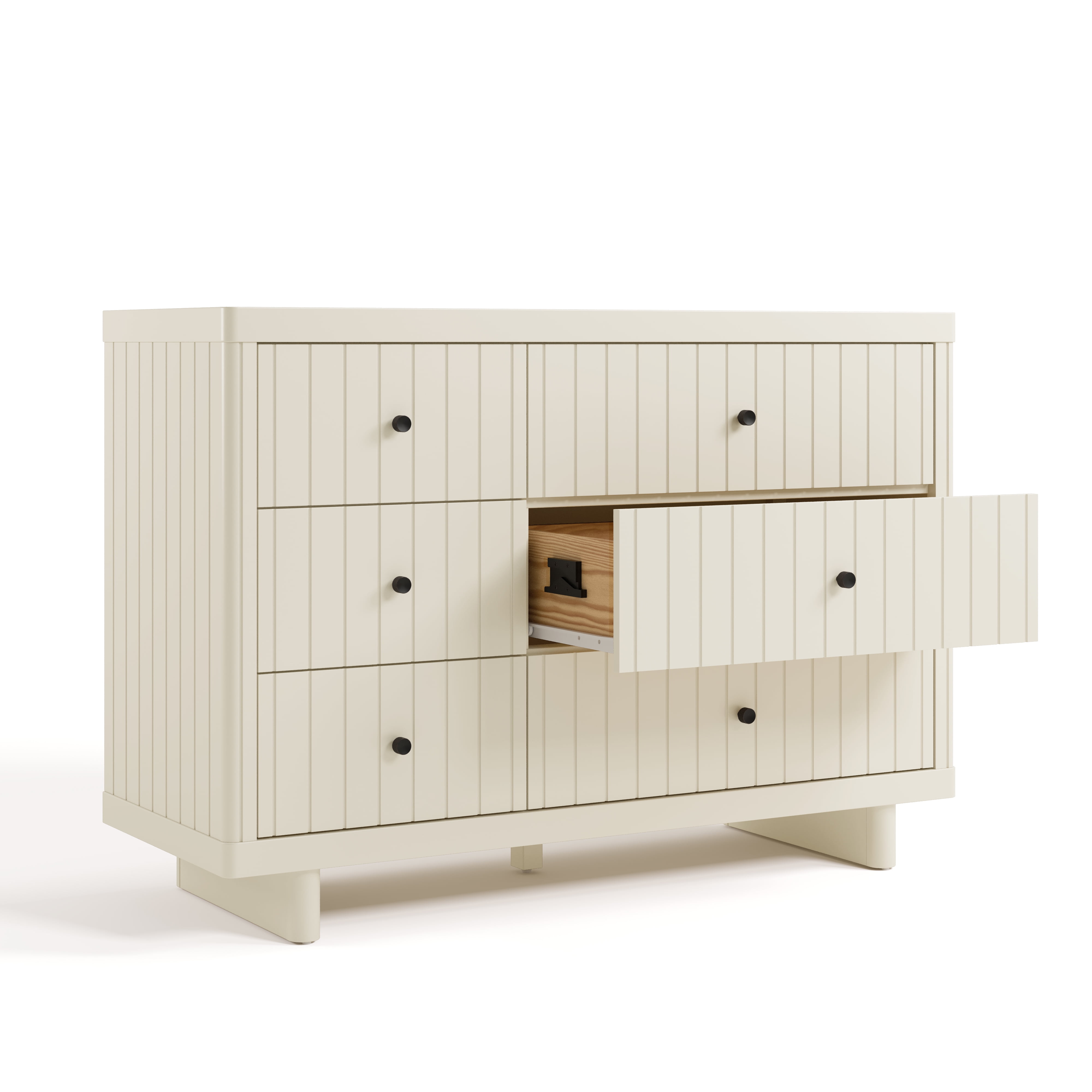 Art of Nursery by Storkcraft Kyoto 6 Drawer Nursery Dresser, Frosted Oat