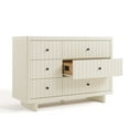 thumbnail image 5 of Storkcraft Kyoto 6 Drawer Nursery Dresser, Frosted Oat, 5 of 13