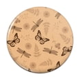thumbnail image 1 of Butterflies and Dragonflies Flower Insect Pattern Pinback Button Pin, 1 of 4