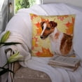 thumbnail image 3 of Fall Design with Dog Fabric Decorative Pillow, 3 of 4