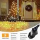 thumbnail image 4 of Guirnalda de luces LED para decoración de árbol de Navidad, 8 modos, impermeable, con forma de anillo, para exteriores, 280/400 LED, para fiestas, bodas y jardines, 4 of 4