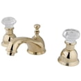 thumbnail image 1 of Kingston Brass KS3962WCL Robinet de Lavabo à Large Diffusion avec Poignée en Cristal, Laiton Poli, 1 of 2