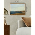 thumbnail image 4 of Drsoum Vintage Coastal Landscape Wall Art 11x14in Natural Framed Prints Classic Retro Farmhouse Rustic Decorations for Home Office Kitchen, 4 of 6