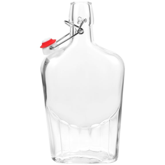 ibasenice Transparent Glass Bottle for Water with Smooth Surface Sealed for Home Use and Easy Carrying 750ml