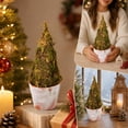 thumbnail image 7 of BiFandian Creative Mini Christmas Tree, Heart Shaped Desktop Ornament Festive Potted Decor, Christmas Decorations Indoor Outdoor for Shelf, Mantel, Desk, Tabletop Display, 7 of 7