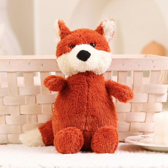 Jellycaten Fox Stuffed Animal Plush Body Pillow, Kawaii Plushies Red Fox Stuffed Animals, Cute Big Red Soft Fox Giant Plushie Kawaii Toy Doll Birthday Gift for Kids Boys Girls