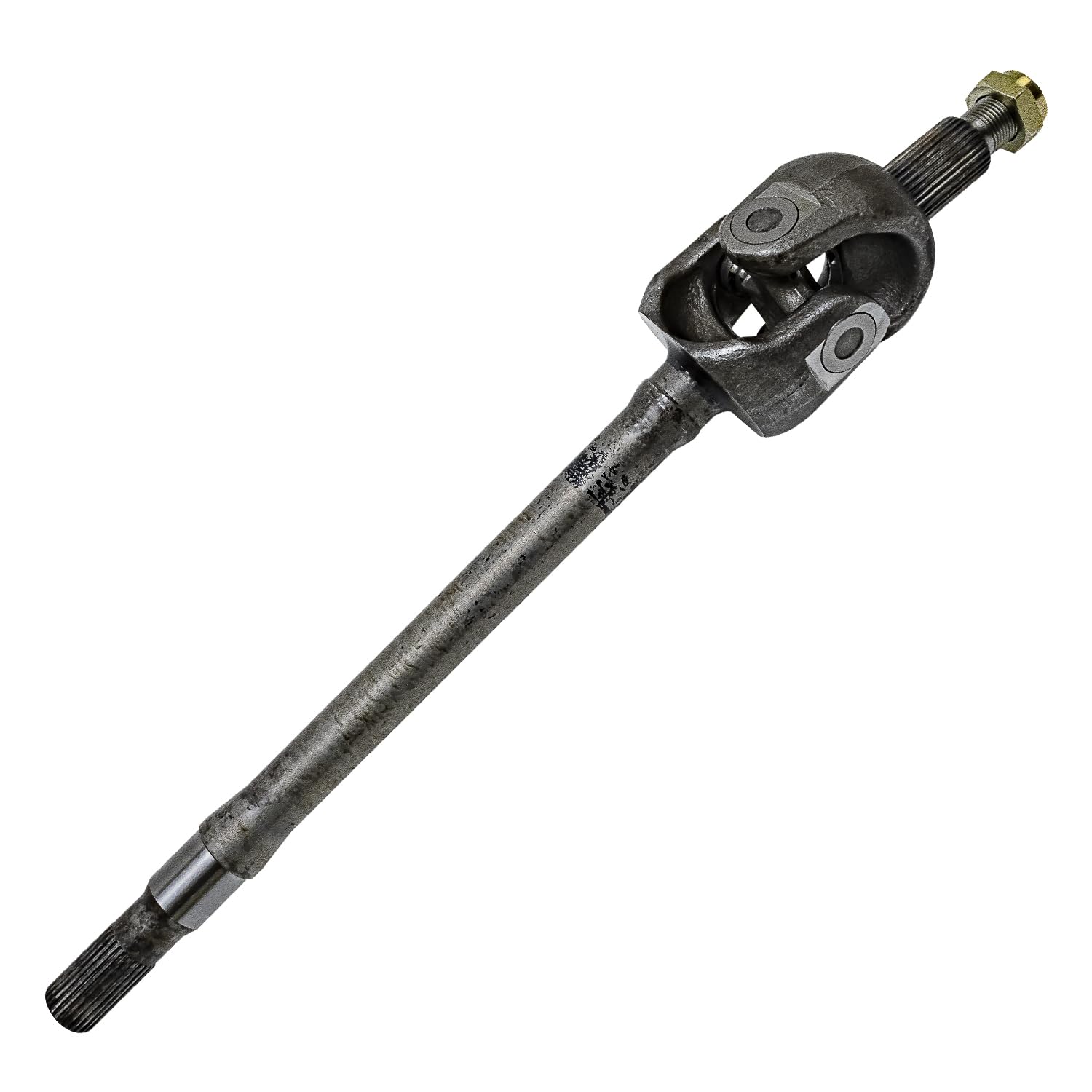 Detroit Axle - Front 2pc U-Joint Axles for 2007-2018 Jeep Wrangler 2018 Wrangler JK [w/Dana 30 Axle], 2008 2009 2010 2011 2012 2013 2014 2015 2016 2017 2 U-Joint Axle Shafts Assembly Replacement