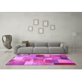 thumbnail image 3 of Ahgly Company Indoor Rectangle Patchwork Pink Transitional Area Rugs, 6' x 9', 3 of 4