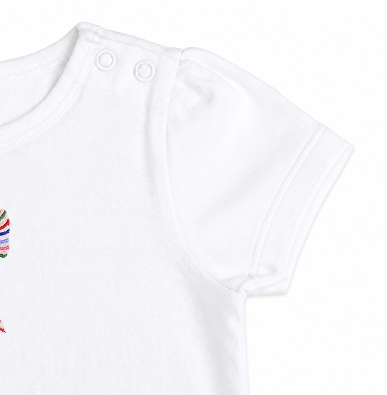 Wonder Nation Baby Girl Short Sleeve Bodysuit, Sizes 0-24 Months