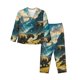 thumbnail image 1 of Fotbe Valley River Dinosaur Conjunto de Pijama de Manga Larga para Mujer con Estampado, Ropa de Dormir de 2 Piezas, Conjunto de Casa Suave y Cómodo con Bolsillos-Medium, 1 of 7