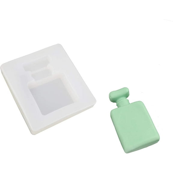 O'Creme Perfume Bottle Silicone Mold, Mini Rectangle 1