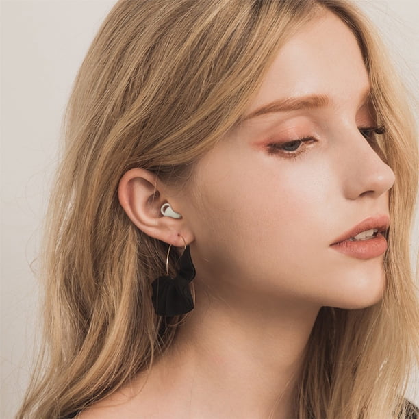 Auriculares inalámbricos Bluetooth 5.2 Blancos, In-ear, Micrófono integrado, Sonido inmersivo, Con estuche de carga