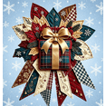 thumbnail image 5 of Christmas Gift Box Quilted Door Decor DIY Set, Fabric Patchwork Craft Kit, Material Pack for Seasonal Entryway & Wall Hanging Home Decoration, 5 of 8