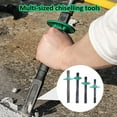 ZYIndustry Masonry Chisels With Hands Guard Flat End Rock Concrete