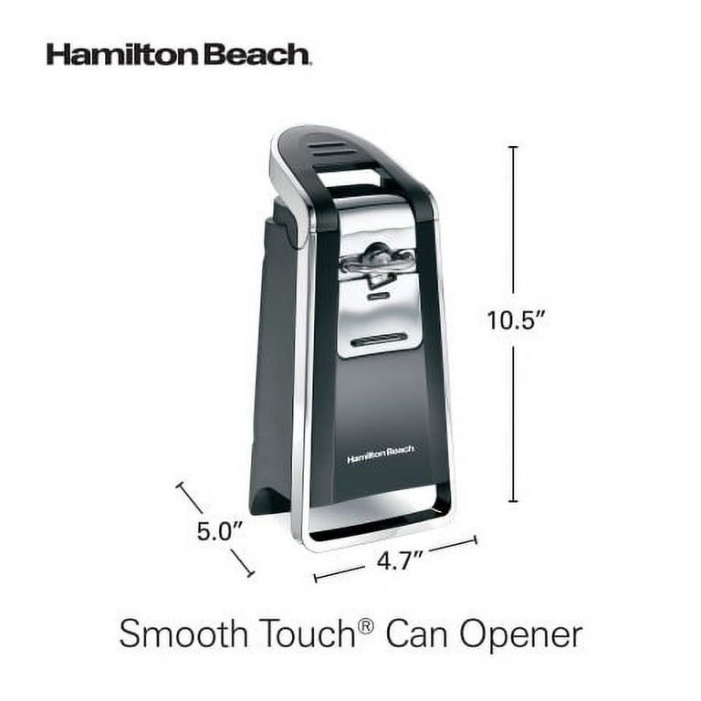 Hamilton Beach SmoothTouch Electric Can Opener Chrome/Black