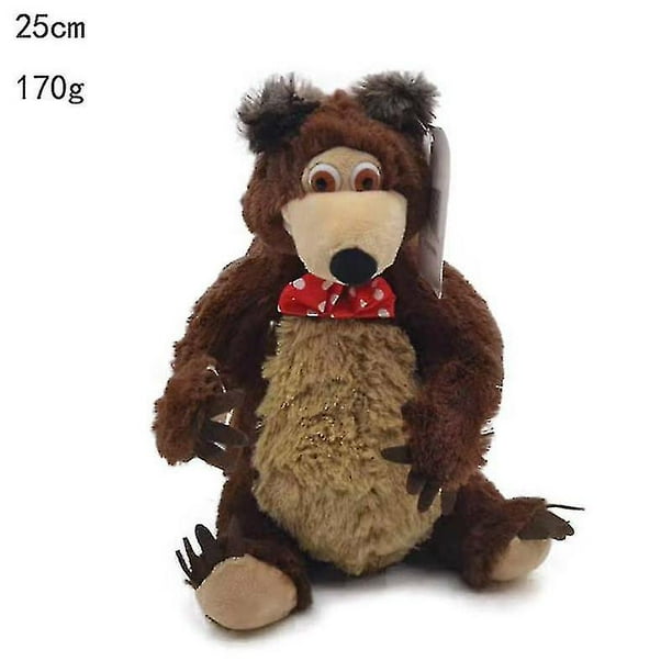 Peluche Masha et l ours poup e en peluche doux jeter oreiller d corations enfants enfants cadeaux d anniversaire cadeaux