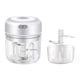 thumbnail image 1 of Naiovety Mini triturador eléctrico de ajo y pimienta con carga USB, molinillo de acero inoxidable, triturador automático de alimentos y verduras, Cocina y Comedor Blanco Naiovety HA059913-01B, 1 of 6