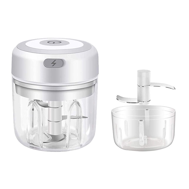 Mini grinillo de chili Master de ajo eléctrico 250ml / 150ml Comida de comida vegetal automática Gadget de cocina accesorios para el hogar blanco Advancent HA059913-01B