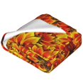 thumbnail image 2 of Cauagu Sunflower4 Pattern Flannel Bed Blankets,Fleece Blanket Comfortable Air Conditioning Blanket for Sofa Bed Travel Couch & Living Room -50"x40", 2 of 8