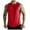 115#Red, variant on Men's Cotton Blend Sleeveless Muscle Shirts, Sizes S-3X Cyan 2XL