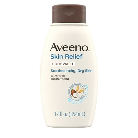 Aveeno Skin Relief Oat Body Wash with Coconut Scent, 12 fl. oz
