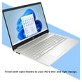 thumbnail image 3 of HP 15 Laptop, 11th Gen Intel Core i5-1135G7, 32GB DDR4 RAM, 1TB PCIe SSD, 15.6" HD(1366 x 768), Touch-Screen, Intel Iris Xe,WiFi 5, Windows 11 Home, Silver, 3 of 5