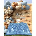 thumbnail image 4 of Partydelight Sequin Tablecloth Baby Blue 50""X80"" Rectangular Table Cloth For Wedding Sweetheart Christmas Other Events, 4 of 5