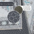 thumbnail image 4 of GLN Rugs Idyma - Indoor, Machine Washable Area Rug 2'x3' Cream/Gray Home Carpet, 4 of 7