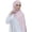 Purple, variant on Women Premium Hijab Head Scarf Lightweight Shimmer Scarves Crepe Wedding Shawls Shiny Wraps for Evening Dresses