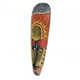 thumbnail image 3 of Máscaras de pared perfecl decoración colgar en la pared Madera maciza Máscara africana colorida 17x50cm Artesanías Africanas, 3 of 8