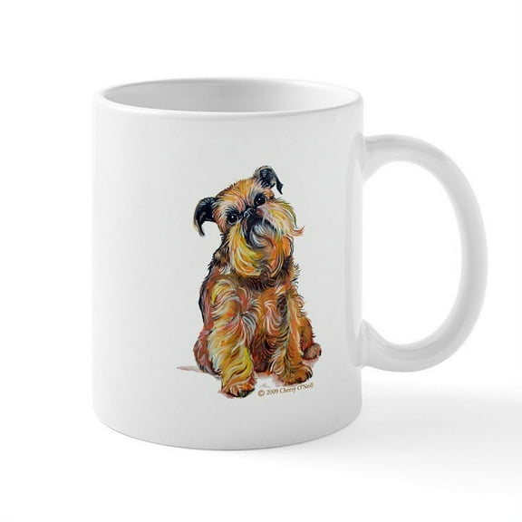 CafePress - Brussels Griffon - 11 oz Ceramic Mug - Novelty Coffee Tea Cup