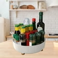 thumbnail image 5 of Yonrjhukm Rotatable Spice Rack, Multifunctional Seasoning Organizer Storage for Kitchen, Compact and Easy-to-Clean Spice Shelf for Indoor and Outdoor Use, 5 of 6