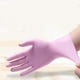 thumbnail image 5 of 100 guantes desechables de nitrilo rosa, guantes de látex sin polvo para limpieza del hogar, cocina, lavavajillas, jardinería, trabajo, tatuaje, 5 of 5