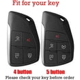 thumbnail image 2 of Key Fob Cover Compatible with Chevrolet Silverado 1500 Traverse Equinox GMC Sierra 1500 Buick Envision 2025-2026 Keychain Case Holder Protector,4 Button D White, 2 of 9