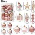 thumbnail image 2 of Juego de 29/20 bolas de árbol de Navidad colgantes con forma de bastón de caramelo y piña para decoración del hogar, Navidad 2024, Año Nuevo, 2 of 5