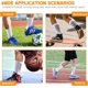 thumbnail image 3 of BEMS-3 pares de calcetines de fútbol para hombre, media altura, adulto, engrosados, punteados, 3 of 4