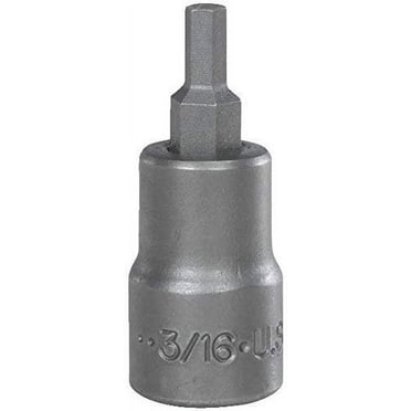 Channellock Products 3/8" Drive 3/16" 6-Point Standard Hex Bit Socket