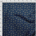 thumbnail image 3 of oneOone Cotton Silk Navy Blue Fabric Cat Face Animal Quilting Supplies Print Sewing Fabric By The Yard 42 Inch Wide, 3 of 4