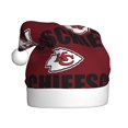 thumbnail image 1 of Gorros navideños personalizados para adultos del equipo de fútbol KC Chiefss, gorros de decoración navideña, gorros de regalo navideño, 1 of 7