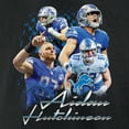 thumbnail image 4 of Men's Aidan Hutchinson Black Detroit Lions Notorious Graphic T-Shirt, 4 of 4