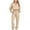 Beige 2 piece outfits for women, variant on Usmixi Sweatsuits Set for Women Womens Half Zip Cropped Sweatshirt Lounge Sets Casual Long Sleeve Pullover Drawstring Jogger Pants 2 Piece Outfits Sports Running Tracksuits Sets Under $10